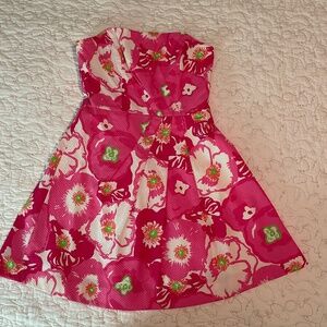 Lilly Pulitzer strapless A-line mini dress